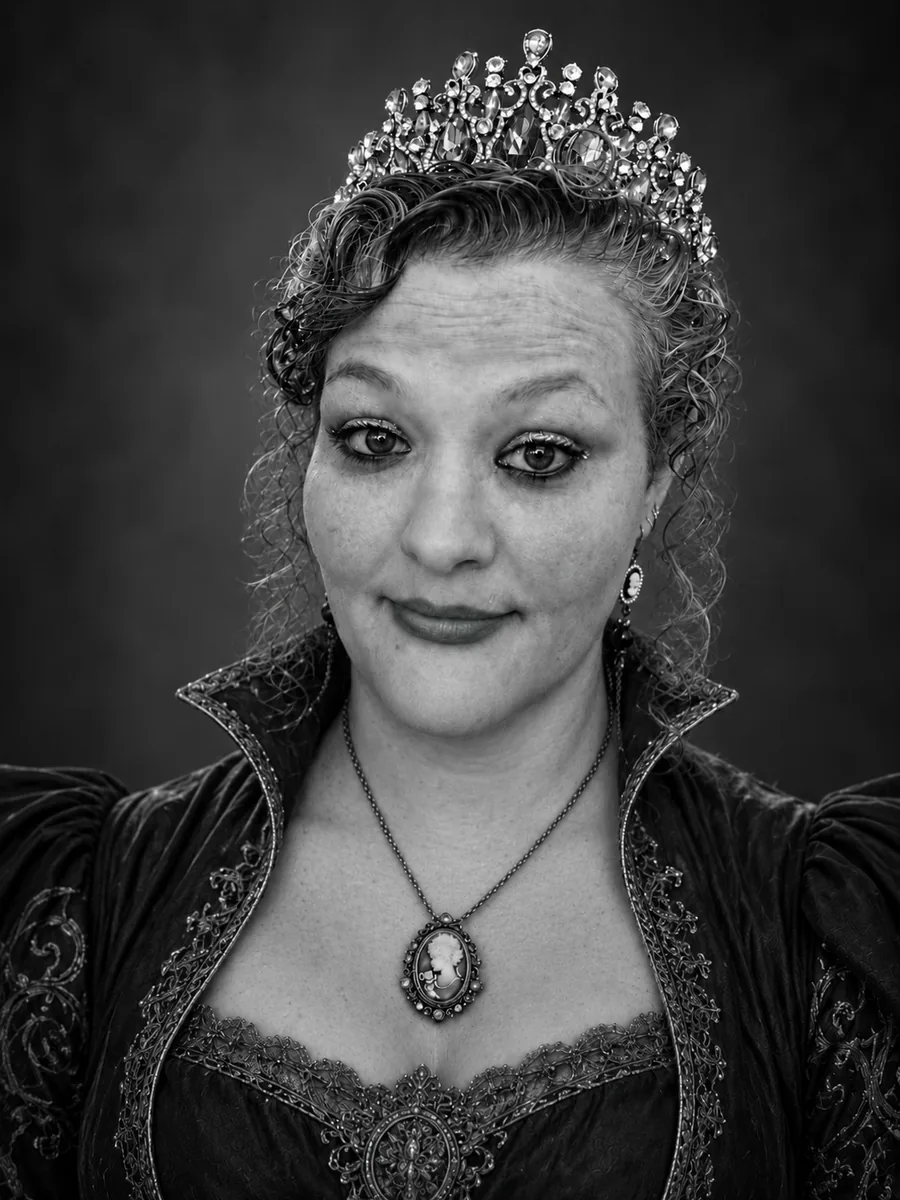 Becky Huneke in costume